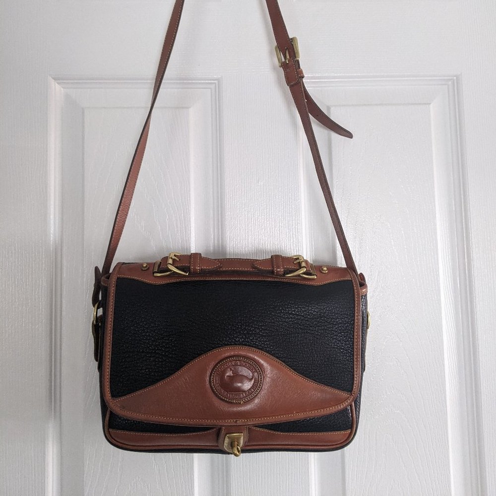 Vintage Dooney & Burke Navy Crossbody Purse